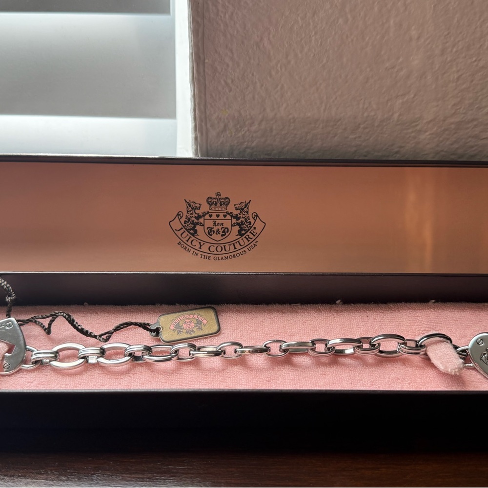 🚫 SOLD - Juicy Couture Silver Chain with Heart Charm